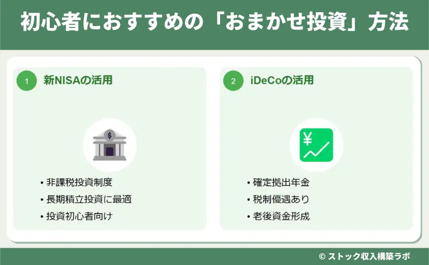 初心者におすすめの「おまかせ投資」方法