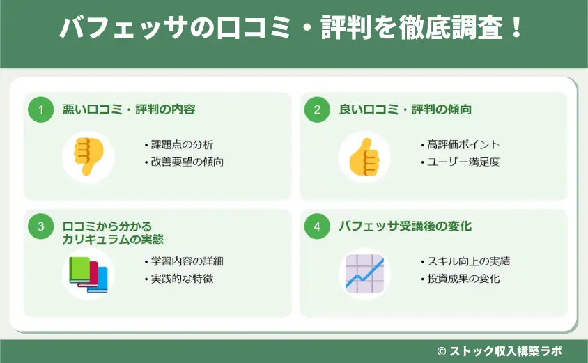 バフェッサの口コミ・評判を徹底調査!実際の声を紹介